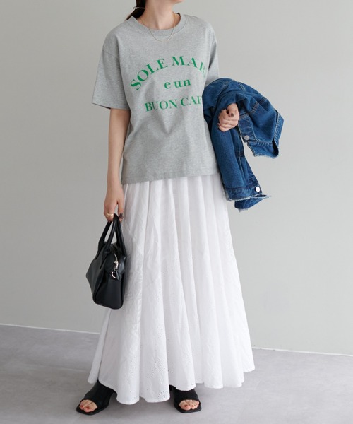 DISCOAT（ディスコート）の「【ZOZO限定】SOLE MARETシャツ（Tシャツ/カットソー・レディース・オフホワイト/グレー/チャコールグレー・FREE）」の16枚目の写真