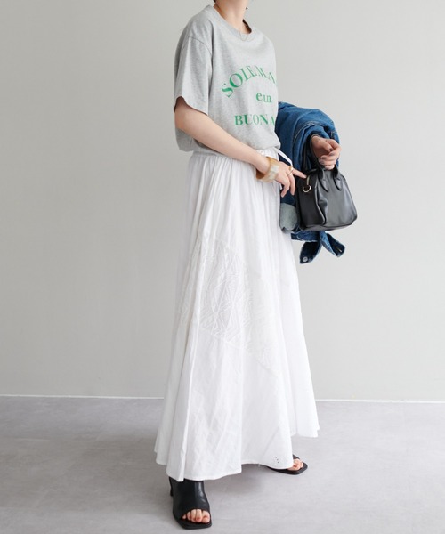 DISCOAT（ディスコート）の「【ZOZO限定】SOLE MARETシャツ（Tシャツ/カットソー・レディース・オフホワイト/グレー/チャコールグレー・FREE）」の8枚目の写真