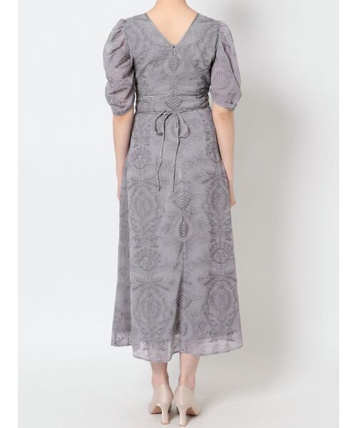 LAGUNAMOON（ラグナムーン）の「LADYナローエンブロイダリーワンピース（ドレス・レディース・ラベンダー/ブラック/ベージュ・SMALL/MEDIUM）」の8枚目の写真