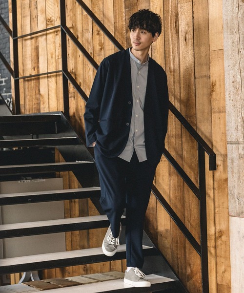 BLACK&BLUE　ポロシャツ　イージーパンツ　セットアップ　size3 BLACK&BLUE ポロシャツ イージーパンツ セットアップ size3