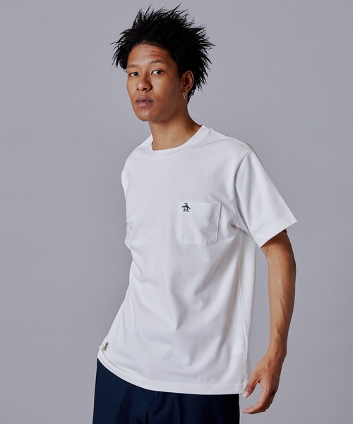 penguin BY MUNSINGWEAR(ペンギン バイ マンシングウェア)の「POCKET T-SHIRT 肌離れ性 洗濯性 メンズ レディース ユニセックス ウェア tシャツ スポーツウェア(Tシャツ/カットソー・メンズ・カーキ/ホワイト/イエロー/ブラック/グレー/ネイビー・L/XL/M/S)」の3枚目の写真