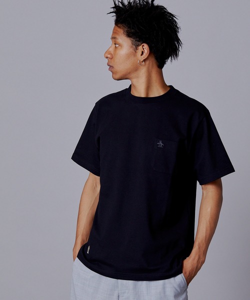 penguin BY MUNSINGWEAR(ペンギン バイ マンシングウェア)の「POCKET T-SHIRT 肌離れ性 洗濯性 メンズ レディース ユニセックス ウェア tシャツ スポーツウェア(Tシャツ/カットソー・メンズ・カーキ/ホワイト/イエロー/ブラック/グレー/ネイビー・L/XL/M/S)」の1枚目の写真