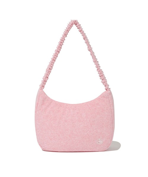 KIRSH(キルシー)の「KIRSH CHERRY TERRY BAG LS/キルシーチェリー テリー バッグ(ハンドバッグ・レディース・ブラック/ピンク・ONE SIZE)」の2枚目の写真