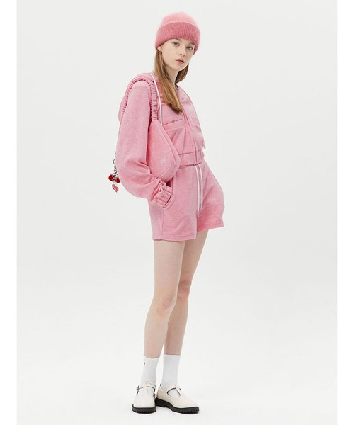 KIRSH(キルシー)の「KIRSH CHERRY TERRY BAG LS/キルシーチェリー テリー バッグ(ハンドバッグ・レディース・ブラック/ピンク・ONE SIZE)」の16枚目の写真