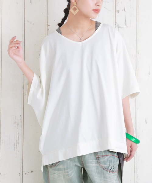 osharewalker（オシャレウォーカー）の「【廃盤】【機能素材】『スクエアレースタンクトップ』（タンクトップ・レディース・ブラック/オフホワイト/ブルーグリーン/チャコール/ピンク・LL/M/L）」の7枚目の写真