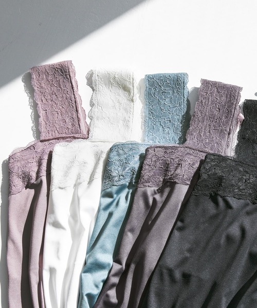 osharewalker（オシャレウォーカー）の「【廃盤】【機能素材】『スクエアレースタンクトップ』（タンクトップ・レディース・ブラック/オフホワイト/ブルーグリーン/チャコール/ピンク・LL/M/L）」の12枚目の写真