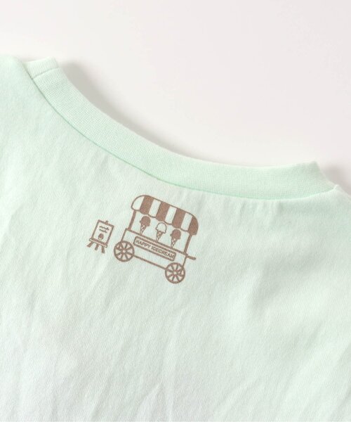 apres les cours（アプレレクール）の「SWEET アイスTシャツ（Tシャツ/カットソー・キッズ・ミント/ピンク/サックスブルー/イエロー・120/130/140/100/110/80/90）」の22枚目の写真