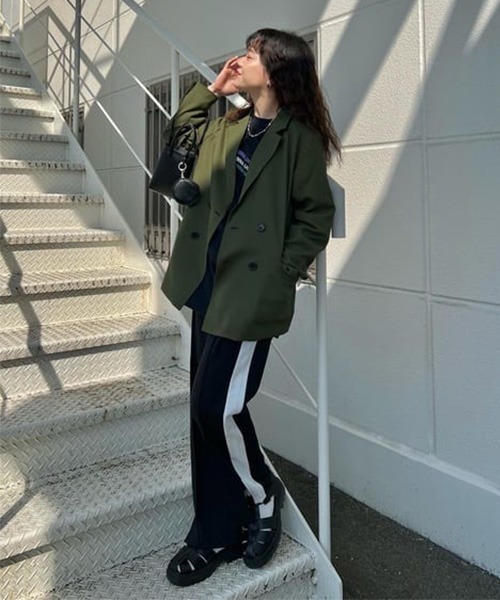 RODEO CROWNS WIDE BOWL（ロデオクラウンズワイドボウル）の「トラックパンツ（その他パンツ・レディース・ベージュ/ブラック・FREE）」の18枚目の写真