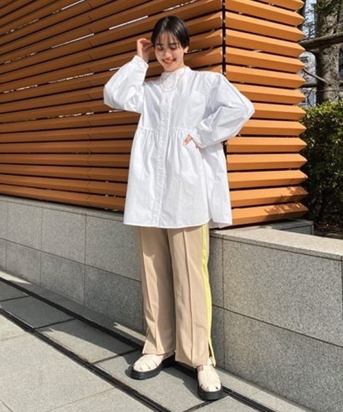 RODEO CROWNS WIDE BOWL（ロデオクラウンズワイドボウル）の「トラックパンツ（その他パンツ・レディース・ベージュ/ブラック・FREE）」の16枚目の写真