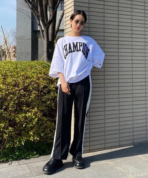 RODEO CROWNS WIDE BOWL（ロデオクラウンズワイドボウル）の「トラックパンツ（その他パンツ・レディース・ベージュ/ブラック・FREE）」の19枚目の写真