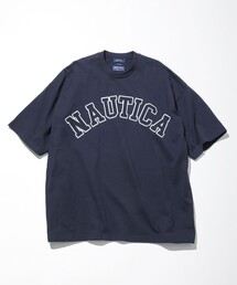 NAUTICA | NAUTICA/ノーティカ “TOO HEAVY” Arch Logo S/S Tee/刺繍(Tシャツ/カットソー)