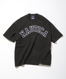 NAUTICA | NAUTICA/ノーティカ “TOO HEAVY” Arch Logo S/S Tee/刺繍(Tシャツ/カットソー)