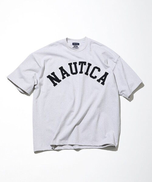 NAUTICA（ノーティカ）の「NAUTICA/ノーティカ “TOO HEAVY” Arch Logo S/S Tee/刺繍（Tシャツ/カットソー・メンズ・ホワイト/ライトグレー/ブラック/ネイビー/グリーン・SMALL/X-LARGE/XX-LARGE/MEDIUM/LARGE）」の20枚目の写真