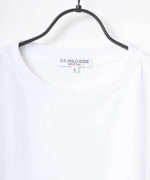 U.S. POLO ASSN.(ユーエスポロアッスン)の「U.S. POLO ASSN./ユーエスポロアッスン 別注 オーバーサイズ ワンポイント刺繍 半袖Tシャツ/カットソー レディース メンズ(Tシャツ/カットソー・メンズ・ホワイト/ブラック/ダークグリーン/ベージュ/ネイビー/サックスブルー・LL/M/L)」の17枚目の写真