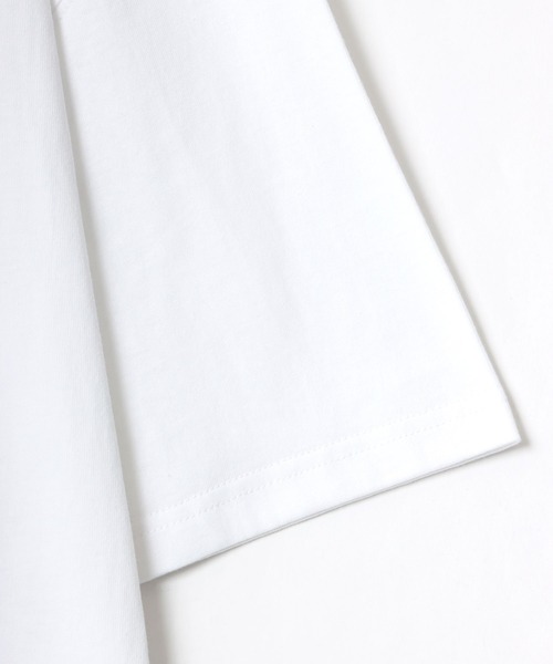U.S. POLO ASSN.(ユーエスポロアッスン)の「U.S. POLO ASSN./ユーエスポロアッスン 別注 オーバーサイズ ワンポイント刺繍 半袖Tシャツ/カットソー レディース メンズ(Tシャツ/カットソー・メンズ・ホワイト/ブラック/ダークグリーン/ベージュ/ネイビー/サックスブルー・LL/M/L)」の8枚目の写真