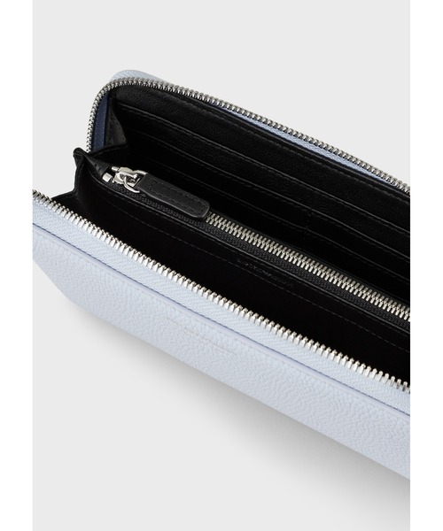 EMPORIO ARMANI（エンポリオアルマーニ）の「【エンポリオ アルマーニ】MyEA ウォレット ディアプリント ラウンドファスナー（財布・レディース・ブルー系/ナチュラル/ダークグリーン・FREE）」の12枚目の写真