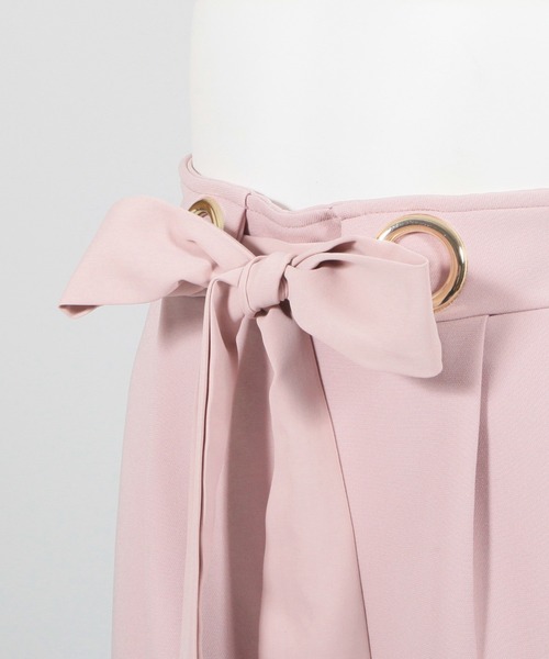 Julia Boutique（ジュリアブティック）の「リボン付きテーパードパンツ/22085（その他パンツ・レディース・ブラック/ピンク/オレンジ・ONE）」の16枚目の写真