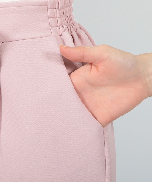 Julia Boutique（ジュリアブティック）の「リボン付きテーパードパンツ/22085（その他パンツ・レディース・ブラック/ピンク/オレンジ・ONE）」の17枚目の写真