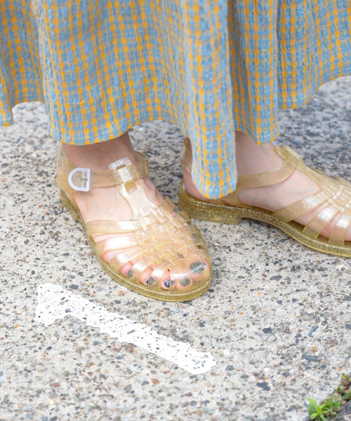 Ray BEAMS（レイビームス）の「MEDUSE / SUN サンダル（サンダル・レディース・ピンク/シルバー/ゴールド・39/36/37/38）」の3枚目の写真