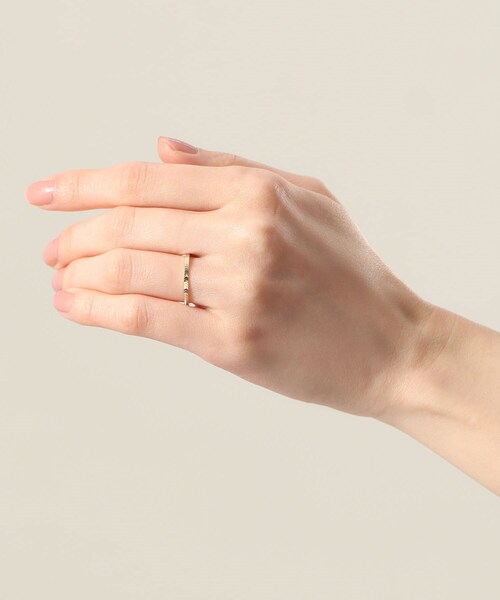 COCOSHNIK（ココシュニック）の「K10スパンコールカット リング（リング・レディース・ホワイト系その他7・10号/12号/14号）」の11枚目の写真