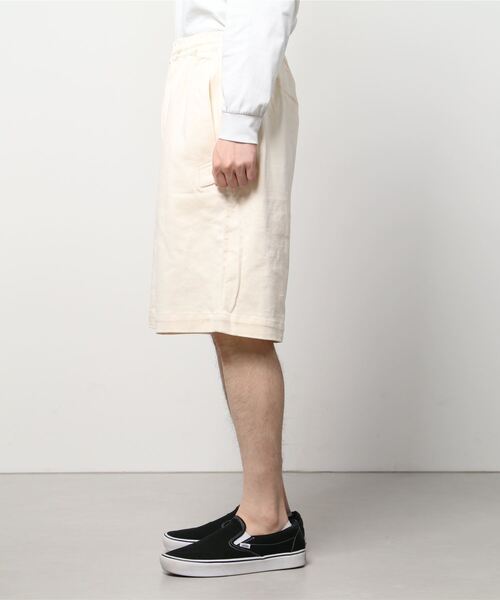 FORTUNA HOMME（フォルトゥナオム）の「FORTUNAHOMME C&S Stand Short-PT（その他パンツ・メンズ・ブラック/キナリ・1/2）」の5枚目の写真