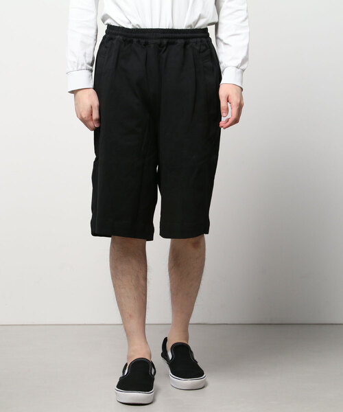 FORTUNA HOMME（フォルトゥナオム）の「FORTUNAHOMME C&S Stand Short-PT（その他パンツ・メンズ・ブラック/キナリ・1/2）」の7枚目の写真