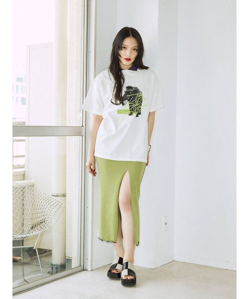 jouetie(ジュエティ)の「90`sフォトBIGTシャツ【WEB限定・ユニセックス】(Tシャツ/カットソー・レディース・ブラック/オフホワイト/ピンク・MEDIUM)」の10枚目の写真
