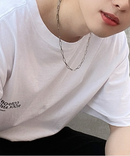 EDEL（エーデル）の「EDEL - スクエアチェーンネックレス（ネックレス・メンズ・シルバー/ゴールド・FREE）」の7枚目の写真