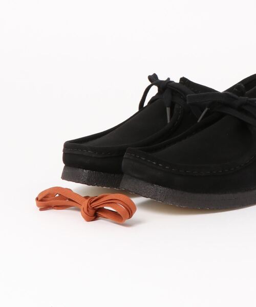 Clarks(クラークス)の「【Clarks/クラークス】Wallabee(モカシン/デッキシューズ・メンズ・ブラック・7.5/8.5)」の2枚目の写真
