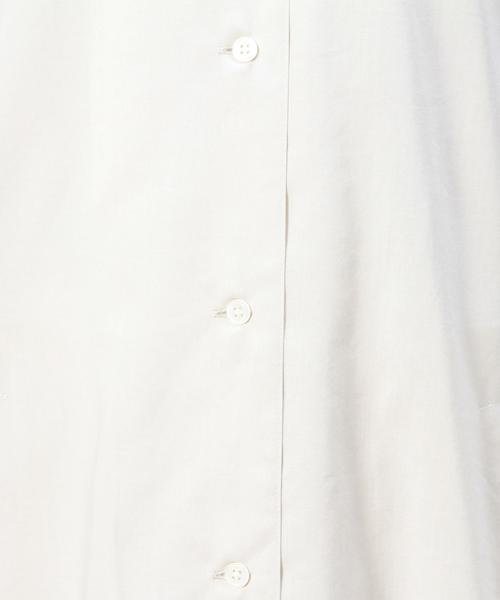 BEAUTY&YOUTH UNITED ARROWS（ビューティーアンドユースユナイテッドアローズ）の「BYMC バンドカラーロングシャツワンピース◆（ワンピース・レディース・ライトグレー/ネイビー/ベージュ・フリー）」の11枚目の写真