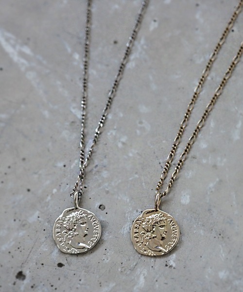 antiqua（アンティカ）の「コインモチーフ2連チェーンネックレス（ネックレス・レディース・シルバー/ゴールド・FREE）」の8枚目の写真