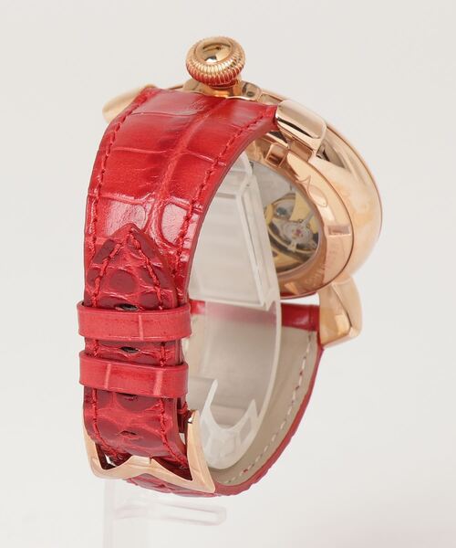 GaGa MILANO（ガガミラノ）の「GaGa MILANO/ガガミラノ MANUALE48MM 腕時計 501110S-RED メンズ（アナログ腕時計・メンズ・レッド・FREE）」の2枚目の写真