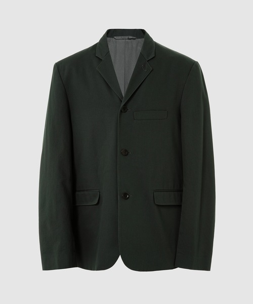 LEMAIRE（ルメール）の「BOXY SB JACKET（テーラードジャケット・メンズ・ブラック/ホワイト系その他/ダークグリーン・44/46/48）」の3枚目の写真