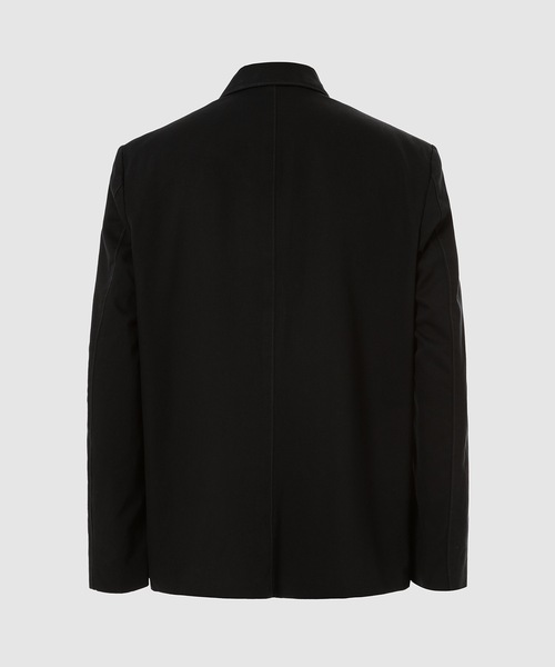 LEMAIRE（ルメール）の「BOXY SB JACKET（テーラードジャケット・メンズ・ブラック/ホワイト系その他/ダークグリーン・44/46/48）」の4枚目の写真