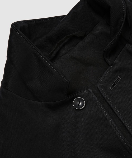 LEMAIRE（ルメール）の「BOXY SB JACKET（テーラードジャケット・メンズ・ブラック/ホワイト系その他/ダークグリーン・44/46/48）」の5枚目の写真