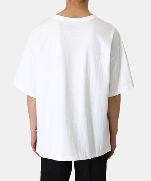 RIOT FACETASM（ライオットファセッタズム）の「RIOT FACETASM / ライオットファセッタズム：Basic Crew NeckT：RF22SS-TEE-U05[WAX]（Tシャツ/カットソー・メンズ・ホワイト・XL/L/M）」の3枚目の写真