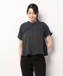 Samansa Mos2 | フリルピンタックブラウス(シャツ/ブラウス)