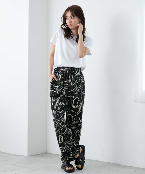 fifth(フィフス)の「ニュアンス柄リラックスパンツ(その他パンツ・レディース・ブラック/ブルーグリーン・S/M)」の16枚目の写真