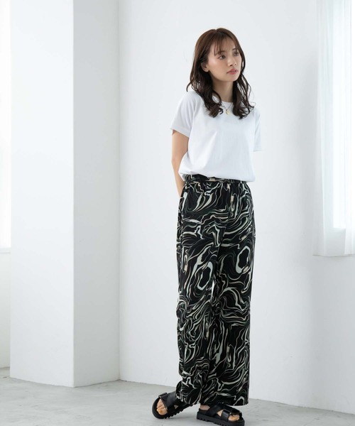 fifth(フィフス)の「ニュアンス柄リラックスパンツ(その他パンツ・レディース・ブラック/ブルーグリーン・S/M)」の18枚目の写真