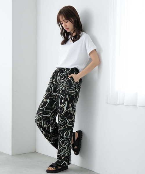 fifth(フィフス)の「ニュアンス柄リラックスパンツ(その他パンツ・レディース・ブラック/ブルーグリーン・S/M)」の15枚目の写真
