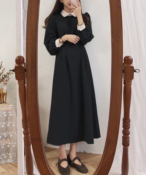 セール】レトロ・ガーリーワンピース（ワンピース）｜gossip