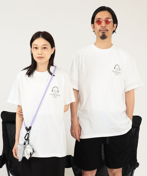 BEAMS(ビームス)の「<MEN>FUJI ROCK FESTIVAL'22 × BEAMS / Koichi Yairi Stan Flowers Tシャツ(Tシャツ/カットソー・メンズ・ホワイト・M/L/XL/XXL)」の1枚目の写真