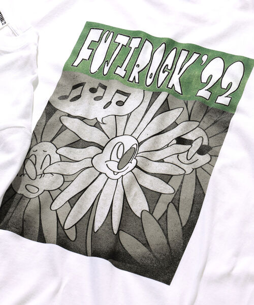 BEAMS(ビームス)の「<MEN>FUJI ROCK FESTIVAL'22 × BEAMS / Koichi Yairi Stan Flowers Tシャツ(Tシャツ/カットソー・メンズ・ホワイト・M/L/XL/XXL)」の5枚目の写真