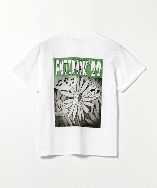 BEAMS(ビームス)の「<MEN>FUJI ROCK FESTIVAL'22 × BEAMS / Koichi Yairi Stan Flowers Tシャツ(Tシャツ/カットソー・メンズ・ホワイト・M/L/XL/XXL)」の2枚目の写真