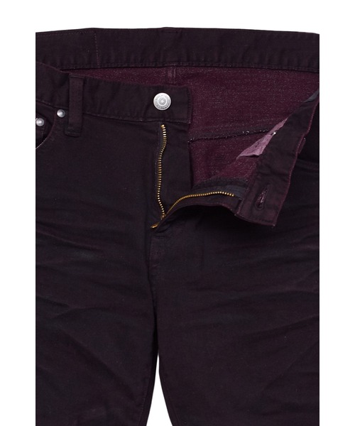 TORNADO MART（トルネードマート）の「TORNADO MART∴ストーンスプレースキニーデニム（デニムパンツ・メンズ・グリーン/ワイン・S/M/L/LL）」の6枚目の写真