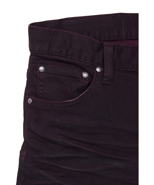 TORNADO MART（トルネードマート）の「TORNADO MART∴ストーンスプレースキニーデニム（デニムパンツ・メンズ・グリーン/ワイン・S/M/L/LL）」の7枚目の写真