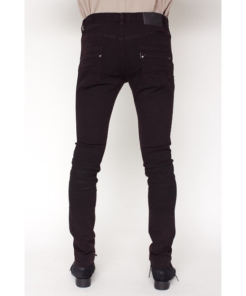 TORNADO MART（トルネードマート）の「TORNADO MART∴ストーンスプレースキニーデニム（デニムパンツ・メンズ・グリーン/ワイン・S/M/L/LL）」の18枚目の写真