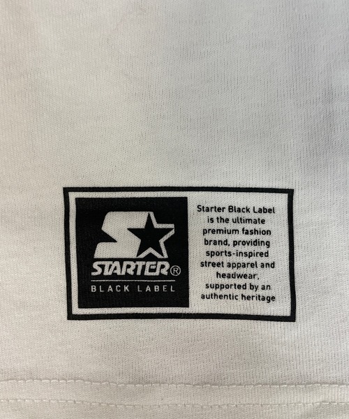STARTER BLACK LABEL(スターターブラックレーベル)の「【 STARTER BLACK LABEL 】別注 アーチロゴ TEE(Tシャツ/カットソー・メンズ・ホワイト/ブラック/グリーン・LL/M/L)」の4枚目の写真