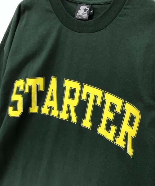 STARTER BLACK LABEL(スターターブラックレーベル)の「【 STARTER BLACK LABEL 】別注 アーチロゴ TEE(Tシャツ/カットソー・メンズ・ホワイト/ブラック/グリーン・LL/M/L)」の16枚目の写真