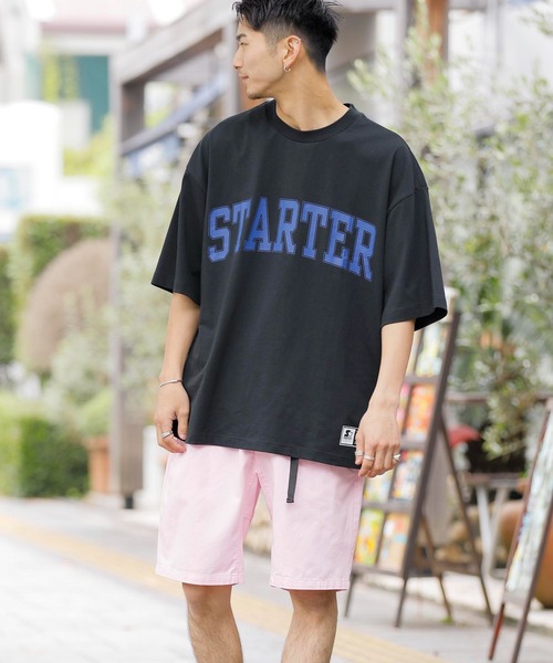 STARTER BLACK LABEL(スターターブラックレーベル)の「【 STARTER BLACK LABEL 】別注 アーチロゴ TEE(Tシャツ/カットソー・メンズ・ホワイト/ブラック/グリーン・LL/M/L)」の12枚目の写真